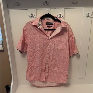 Nordstrom Men's Pink Patterned Button Down Shirt